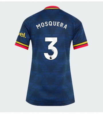 Arsenal Cristhian Mosquera #3 Udebanetrøje Dame 2026-27 Kortærmet